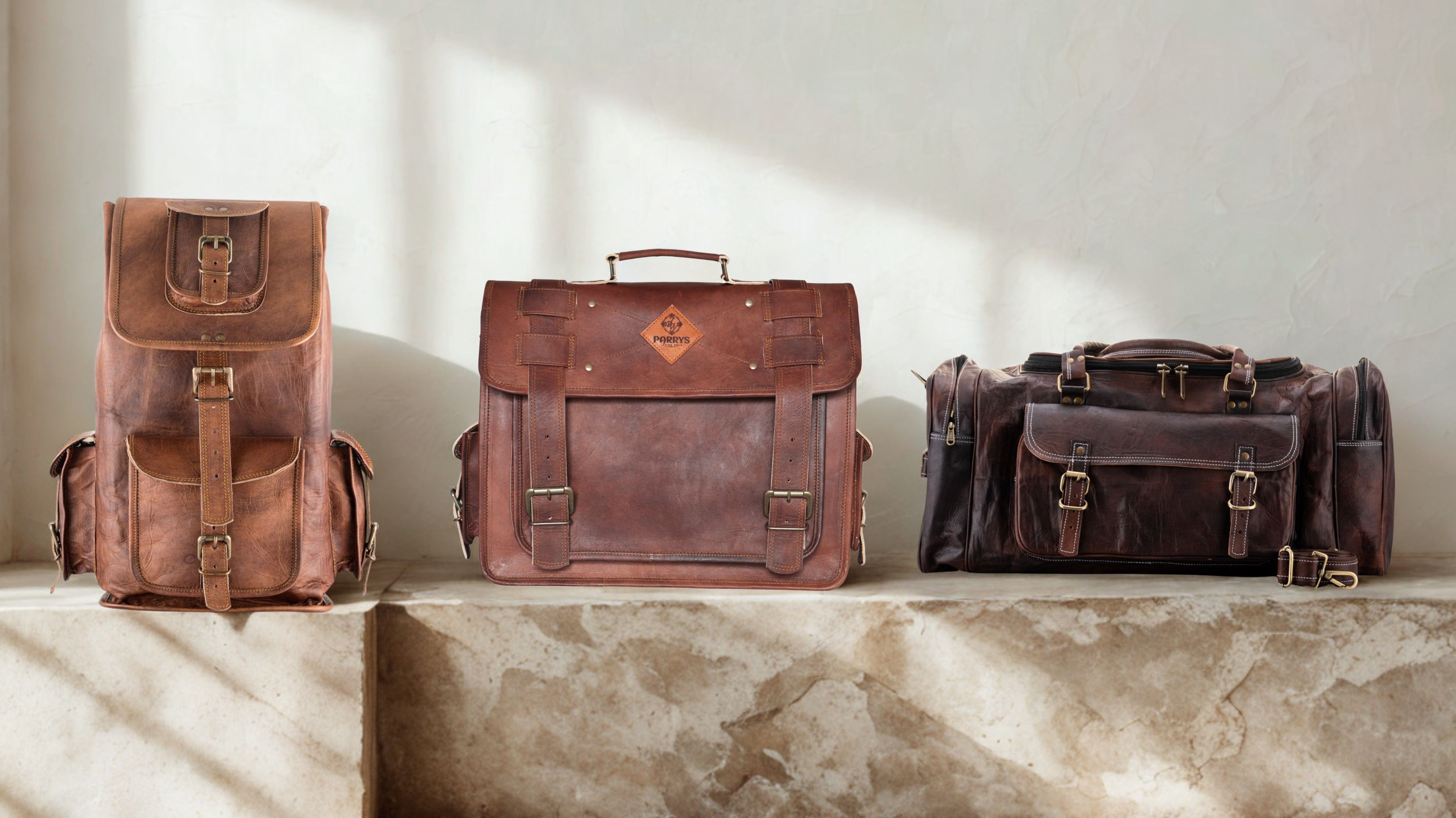 Men’s Leather Essentials from Parry’s Leather World