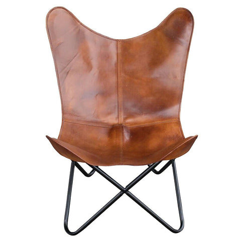 Leather Butterfly Chair BKF