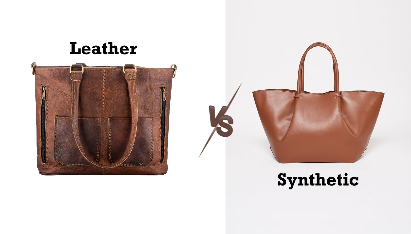 Leather vs Synthetic Bags: What’s the Real Difference?
