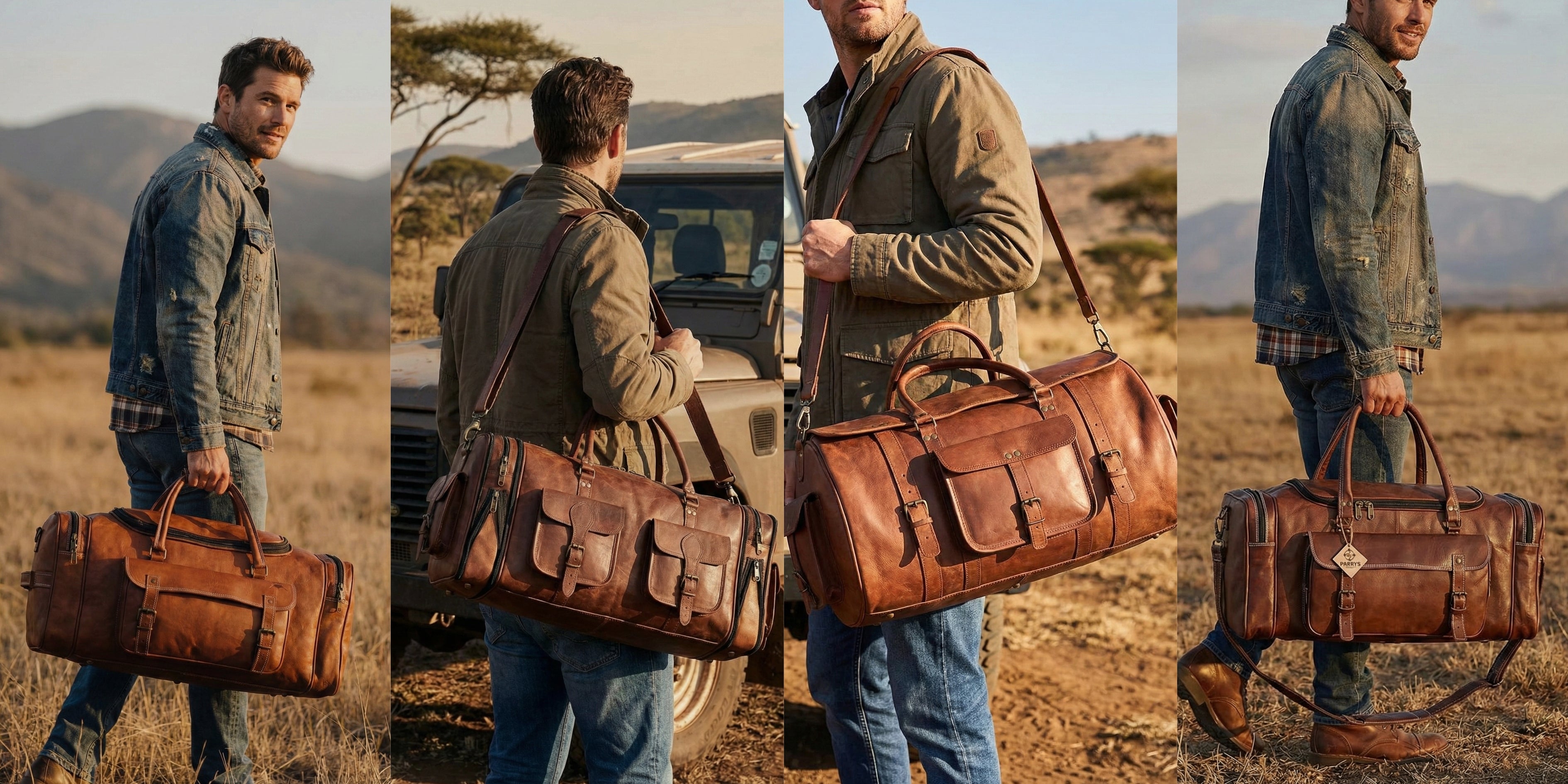 Handcrafted Leather Duffle Bags