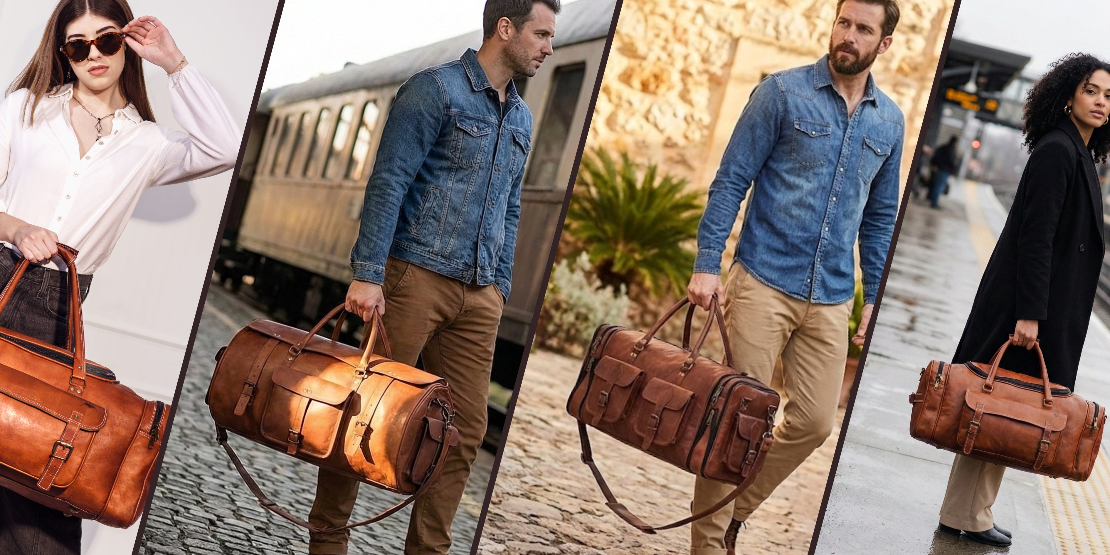 Handcrafted Leather Duffle Bags
