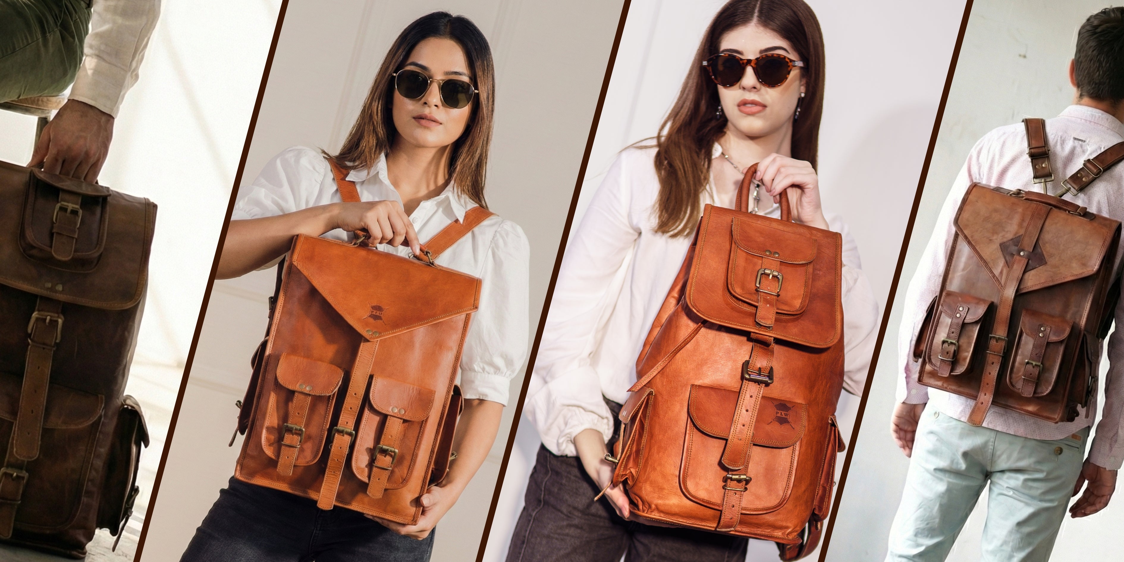 handcrafted leather tote bag, full grain leather backpack handmade