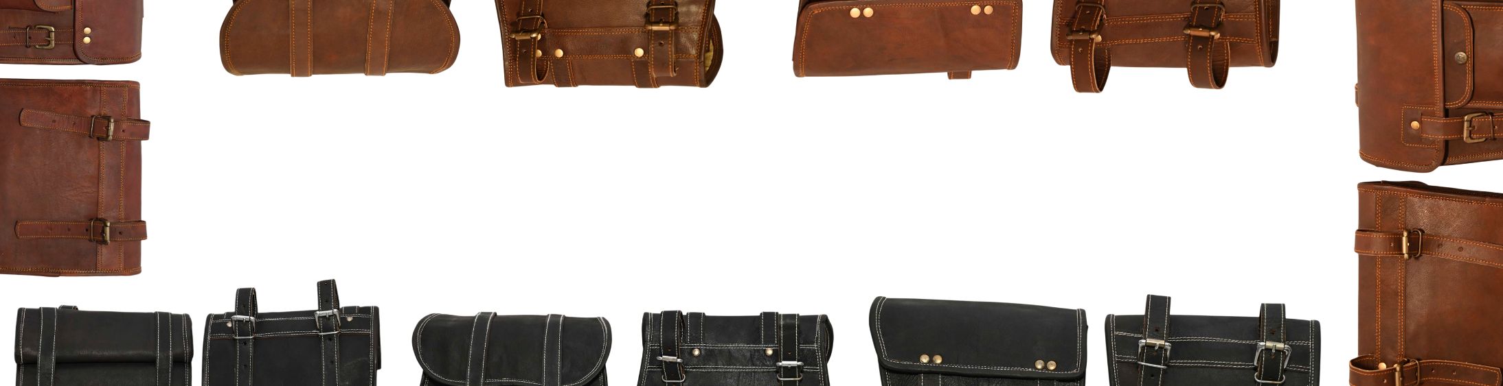 Handcrafted Leather Saddle Bags