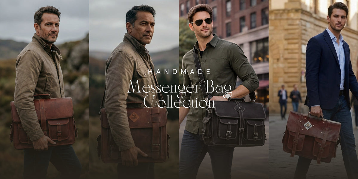 Leather Messenger Bags & Briefcases for Men- UPTO 50% OFF – Parrys ...