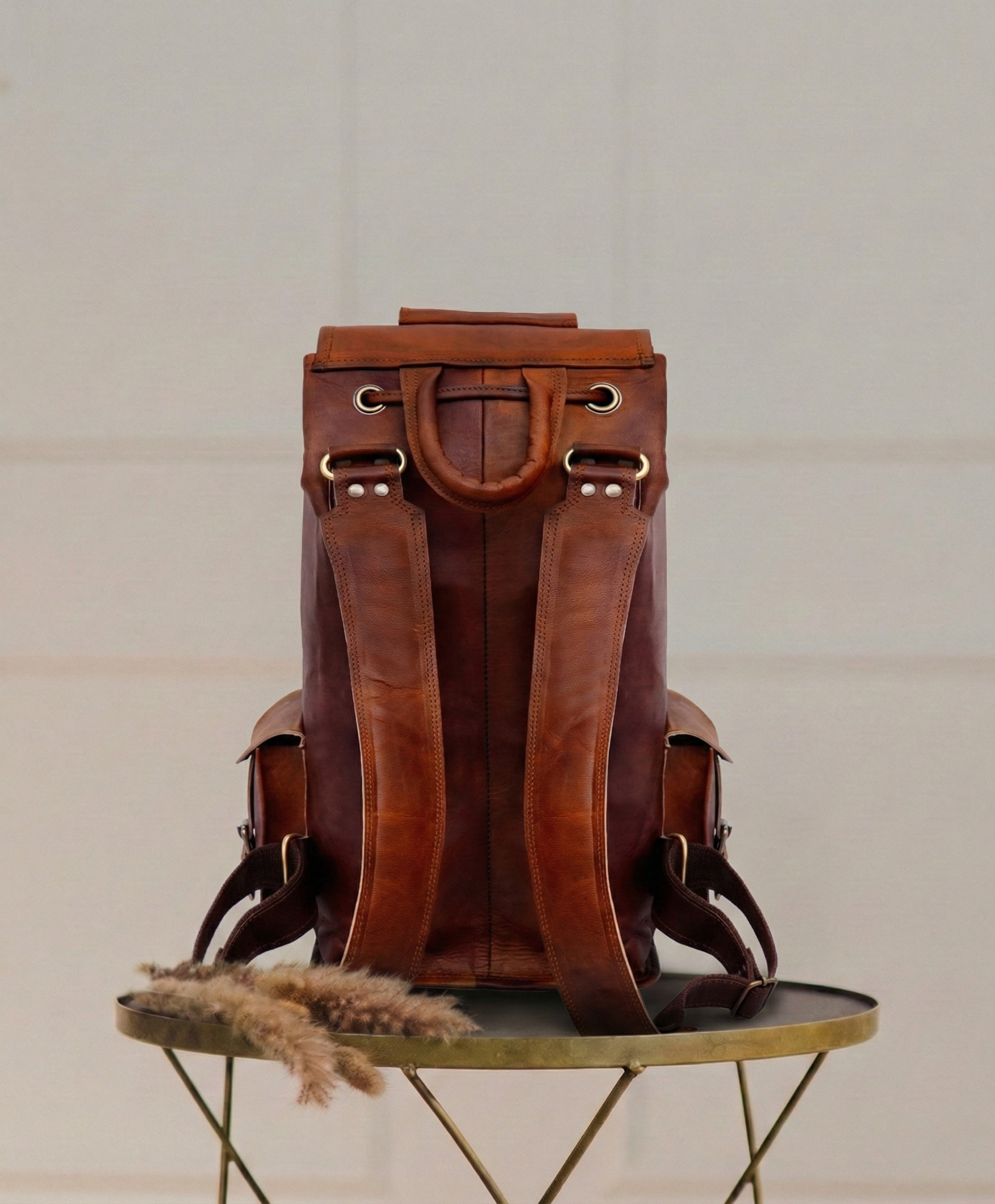 Classic Brown Journey leather backpack – Parrys Leather World