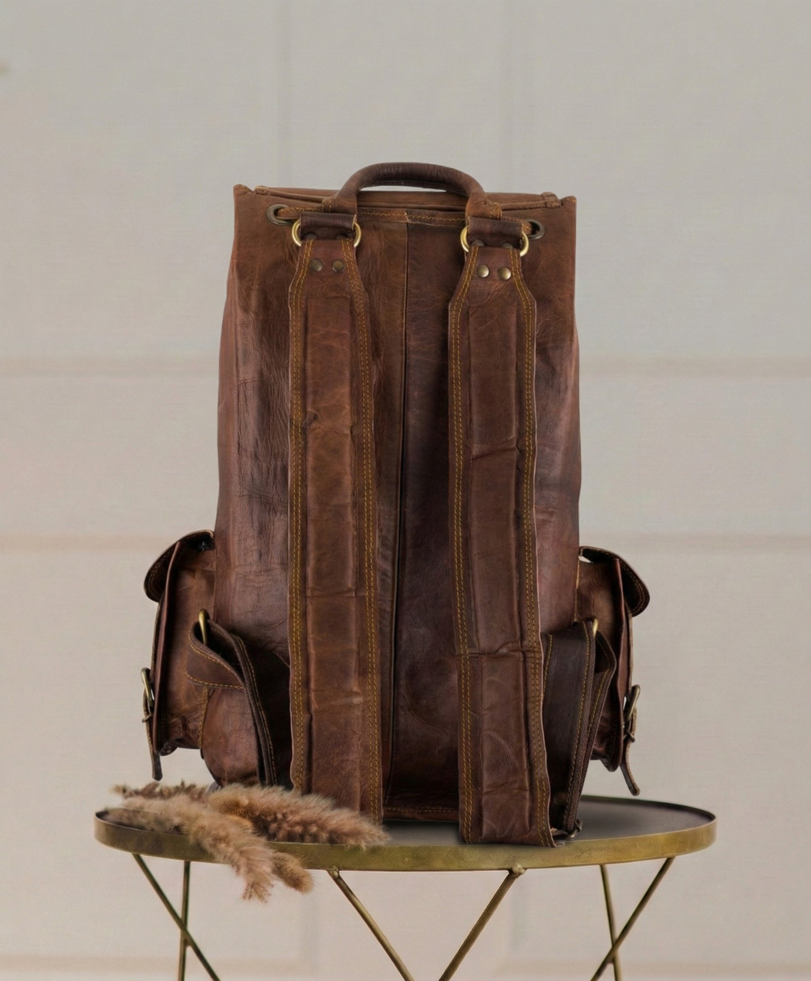 Classic Brown Journey leather backpack – Parrys Leather World