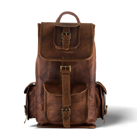 The Leather Backpack - Mpittu's