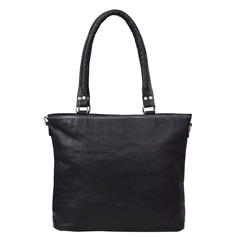 Parrys Leather World Leather Tote Bag for Women | Office Shoulder Handbag Vintage Briefcase | Shopping Bag