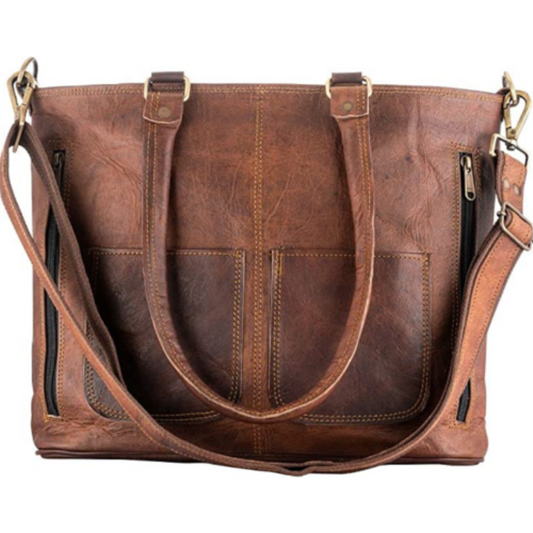 The Leather Tote Bag - Dblchn's