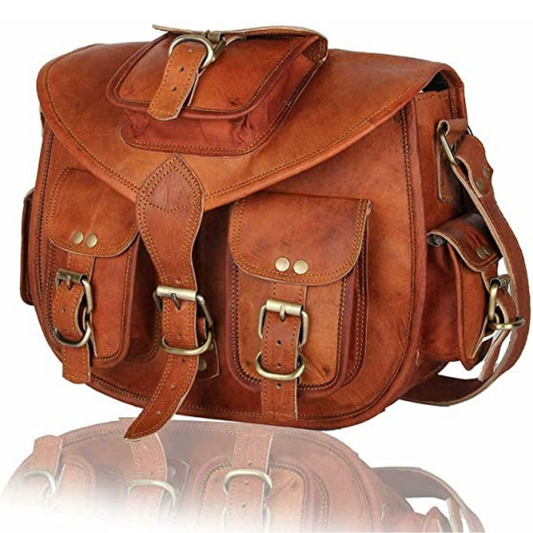 Parrys Leather World Handmade Women's Vintage Style Leather Cross Body Shoulder Bag, Purse, Travel Casual Bag For Women