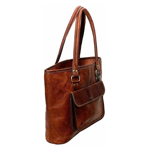 Parrys Leather World Women Leather ToteBag | Messenger Shoulder Shopping Bag | Shopping and Travel, Satchel Bag