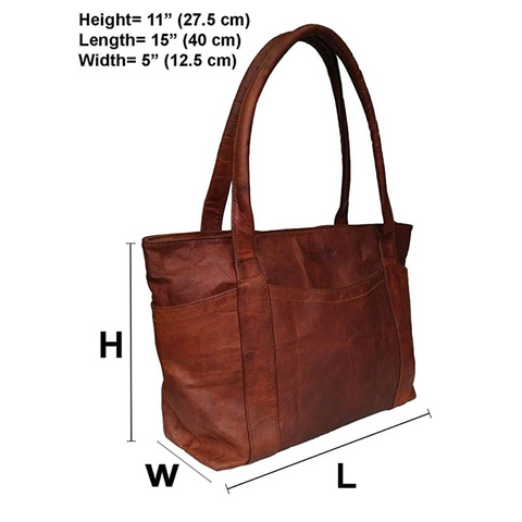 Parrys Leather World Women Tote Bag ,Shoulder Handbag, Causal Leather Purse